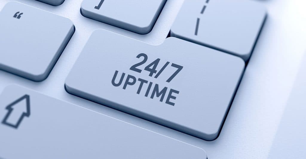 Abstract image of a digital network available 24/7